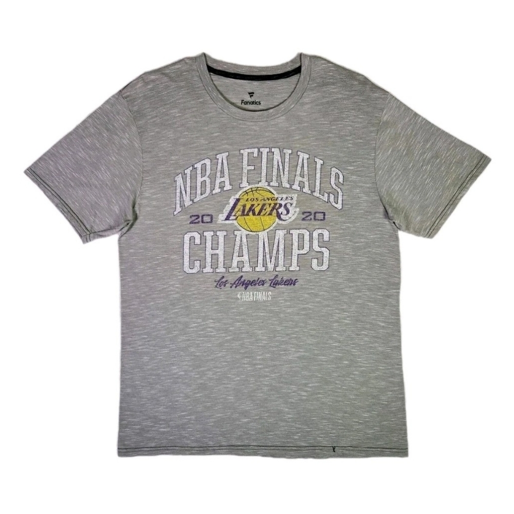 LA Lakers Fanatics Shirt Medium NBA Finals Champions Basketball Sportswear Tee